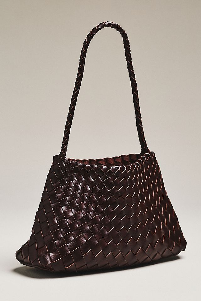 By Anthropologie Calla Large Woven Satchel Bag