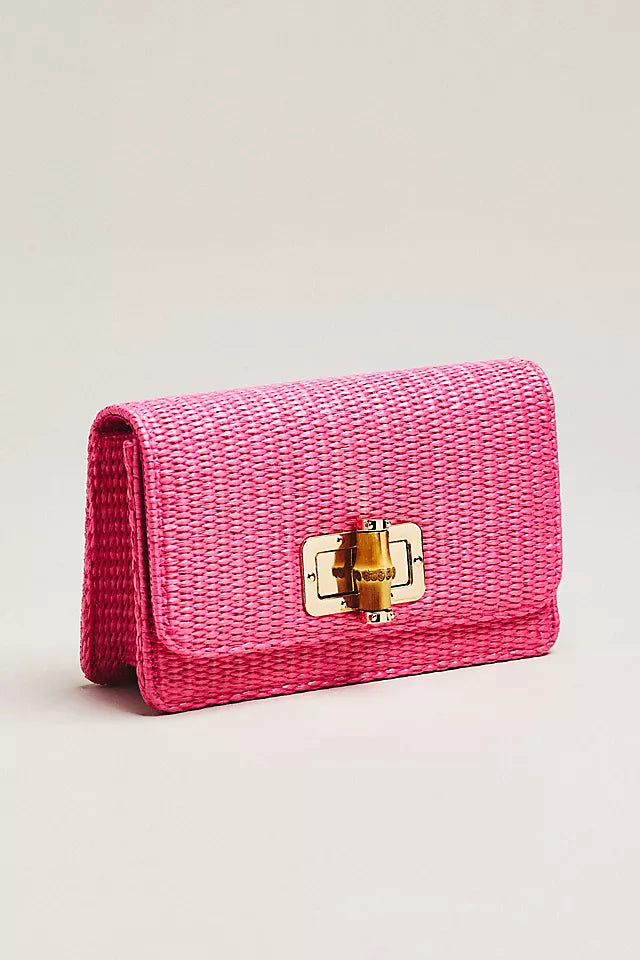 Lilly Raffia Clutch