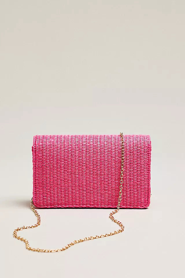 Lilly Raffia Clutch