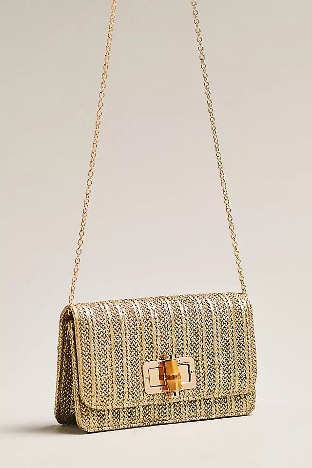 Lilly Raffia Clutch