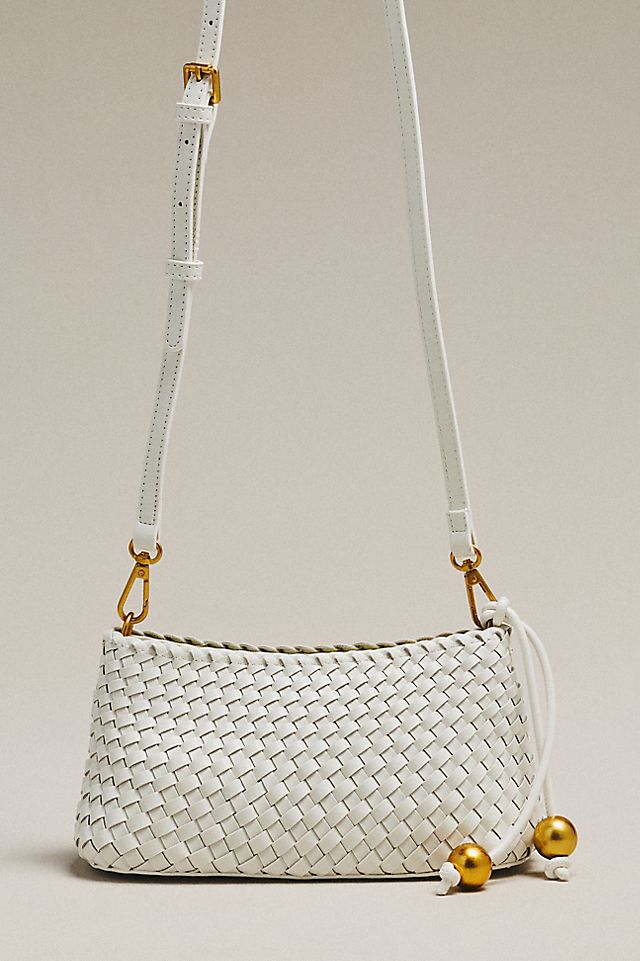 By Anthropologie Calla Woven Crossbody Bag