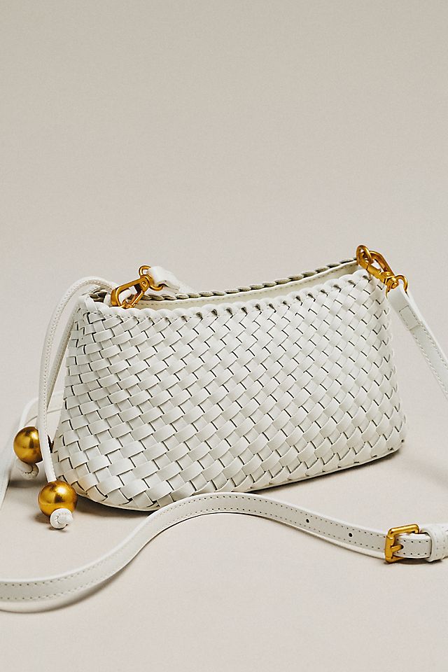 By Anthropologie Calla Woven Crossbody Bag