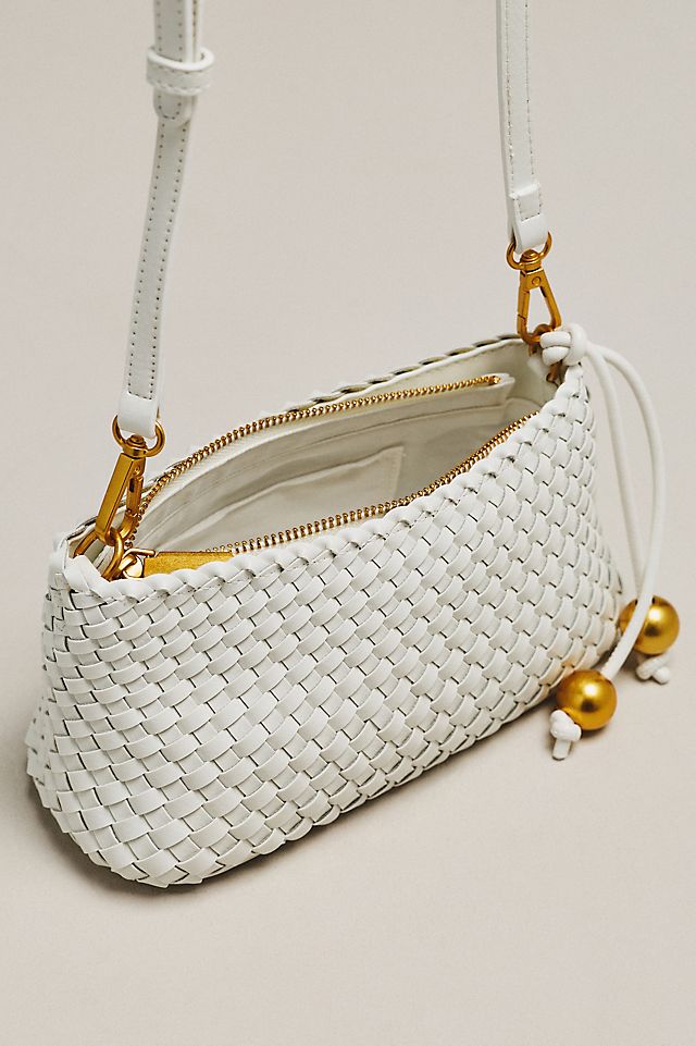By Anthropologie Calla Woven Crossbody Bag