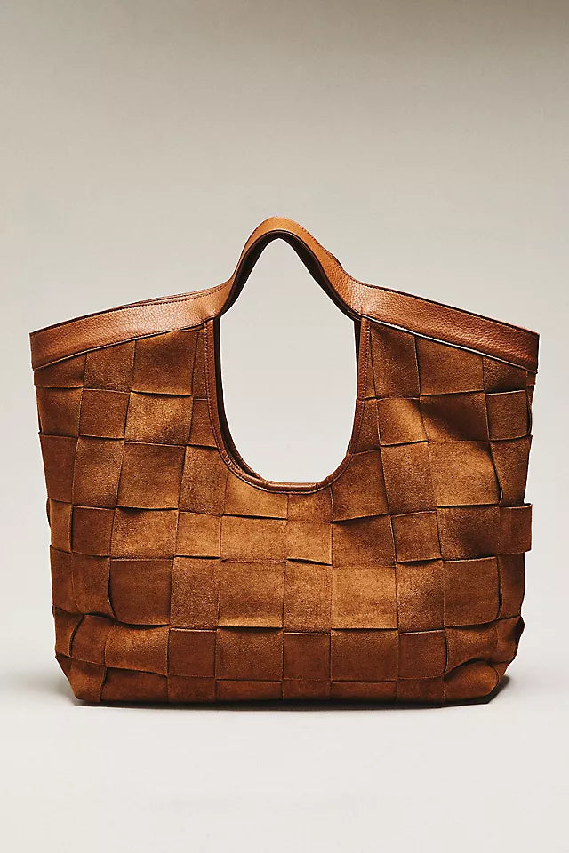 Woven Carryall Hand Bag
