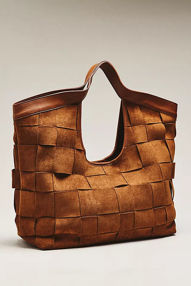 Woven Carryall Hand Bag