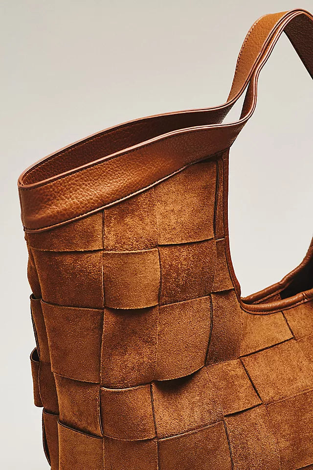 Woven Carryall Hand Bag