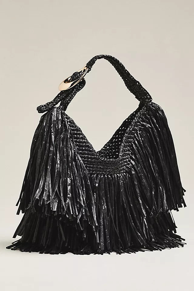 Fringe Hobo Bag