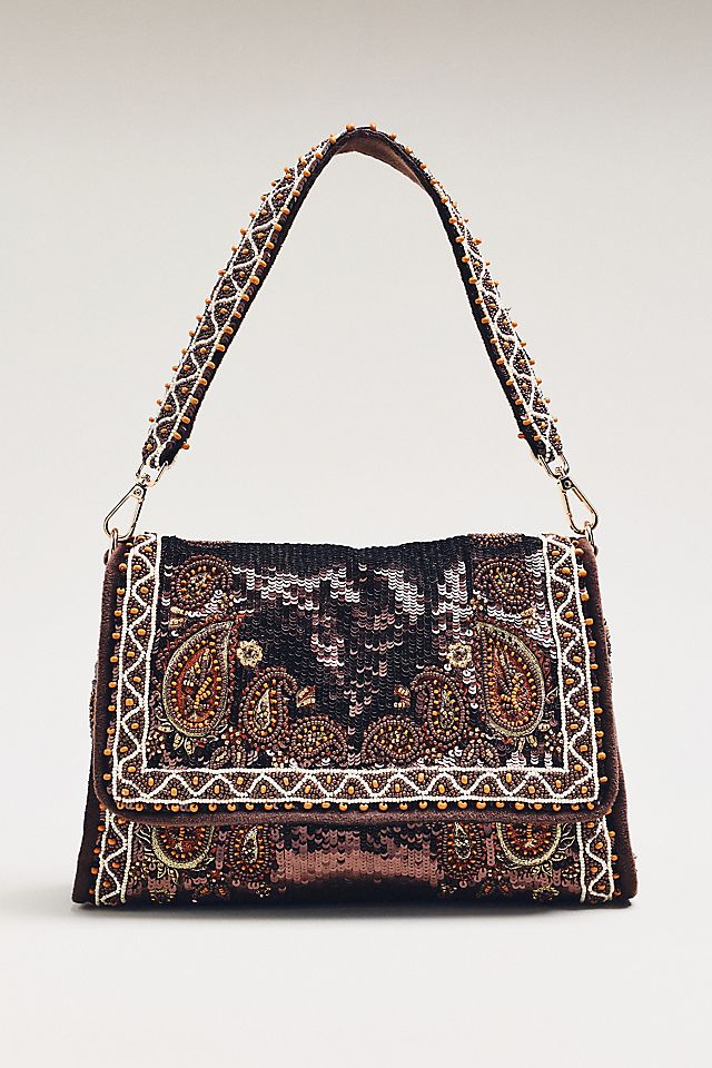 Maeve Audra Embellished Shoulder Bag