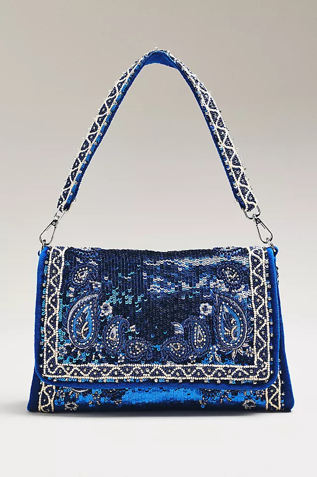 Embellished Shoulder Bag