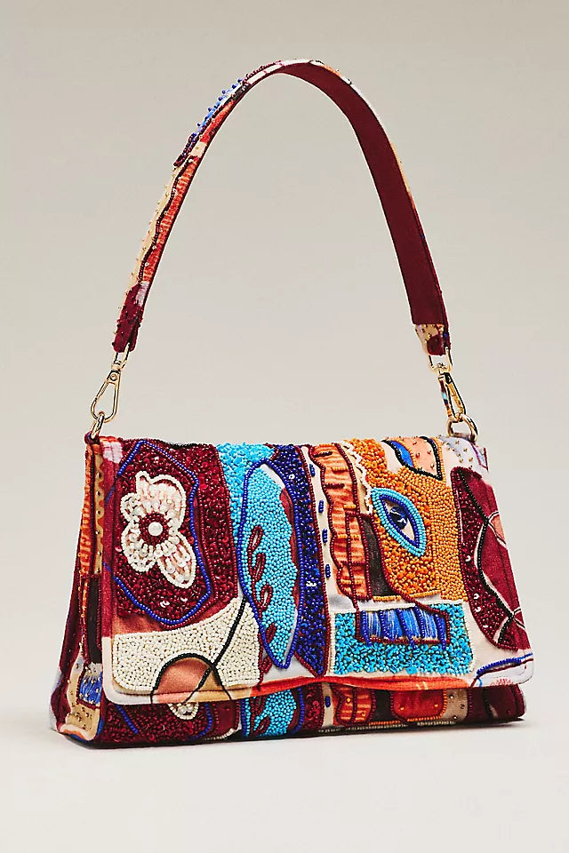 Embellished Shoulder Bag