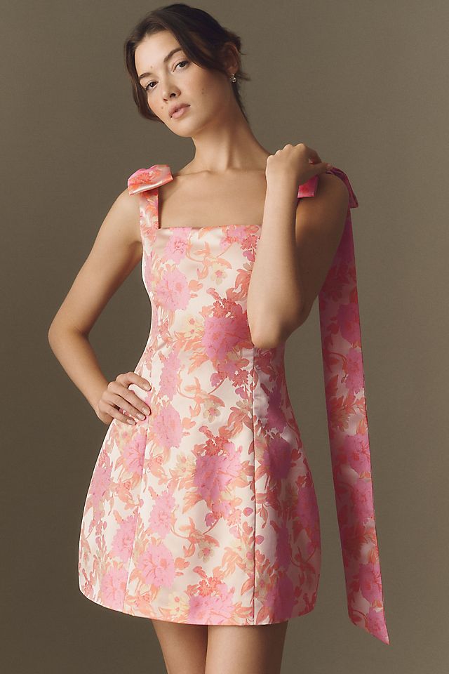 ELLIATT Alexia Mini Dress Pink Floral