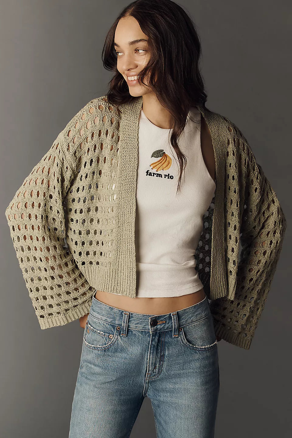 Crochet Cardigan Cream