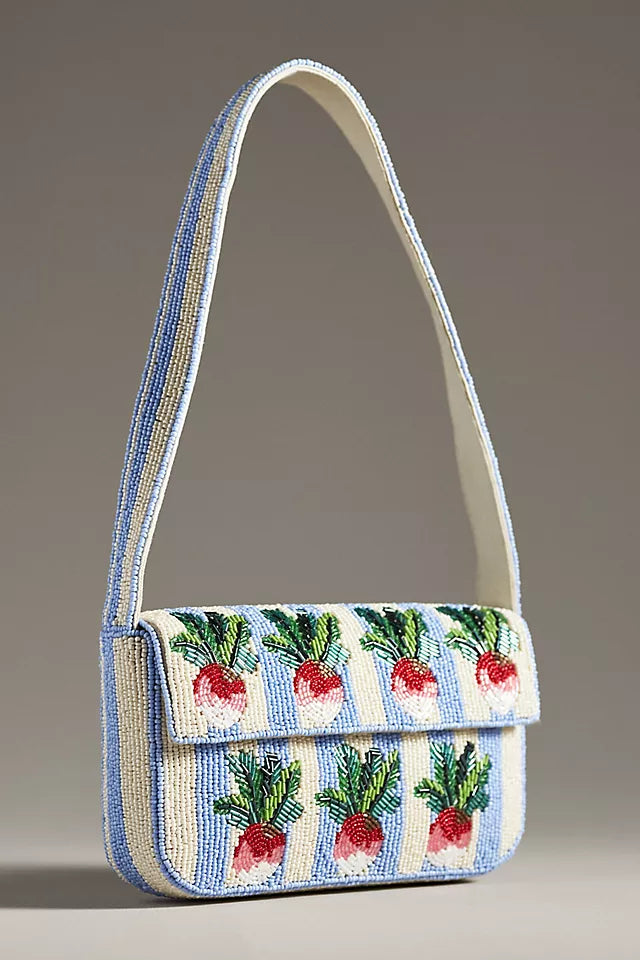 Fiona Beaded Shoulder Bag Food & Drink Edition