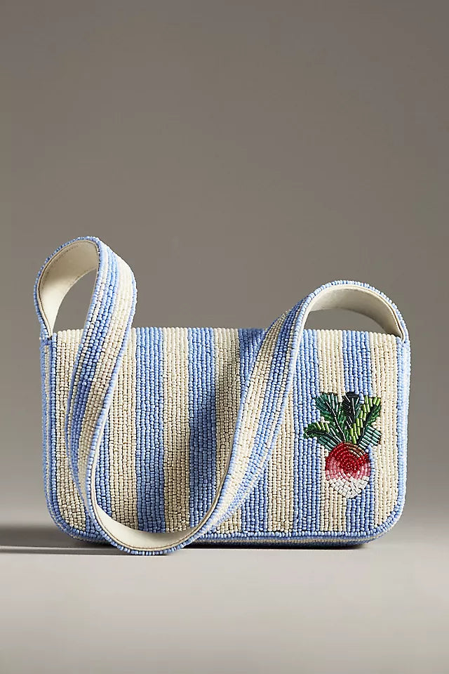 Fiona Beaded Shoulder Bag Food & Drink Edition