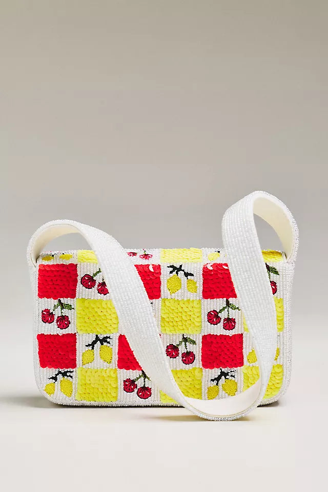 Fiona Beaded Shoulder Bag Food & Drink Edition