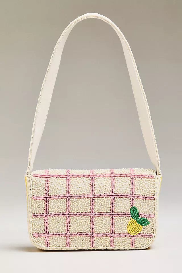 Fiona Beaded Shoulder Bag Food & Drink Edition