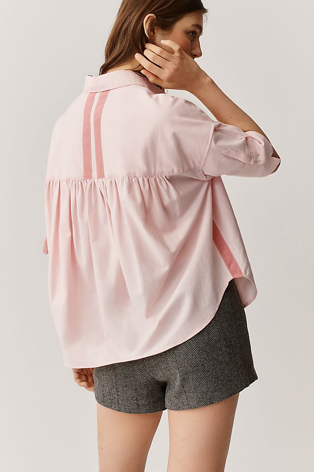 Maeve Mabel Boxy Oxford Shirt