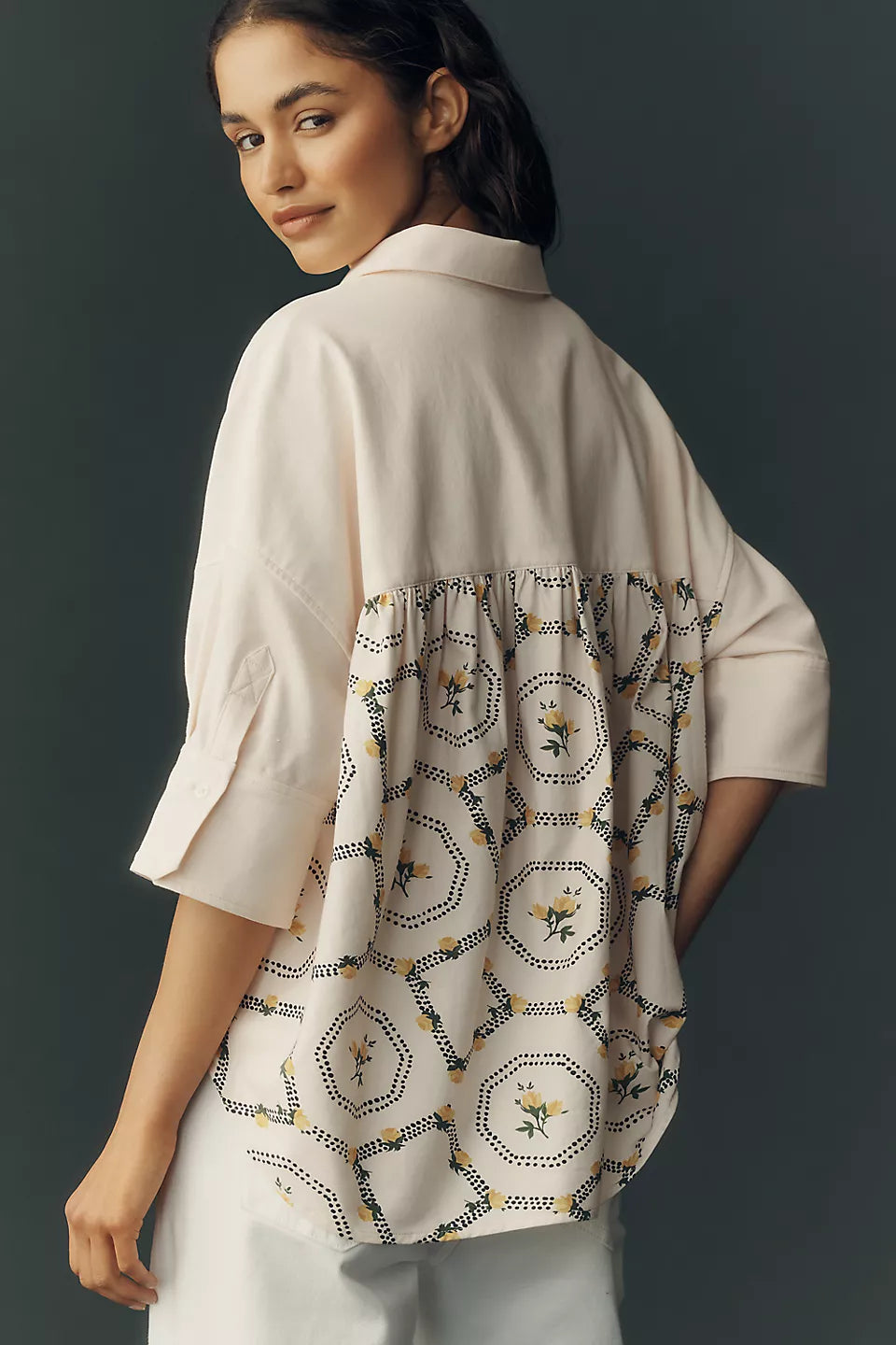 Maeve Mabel Boxy Oxford Shirt