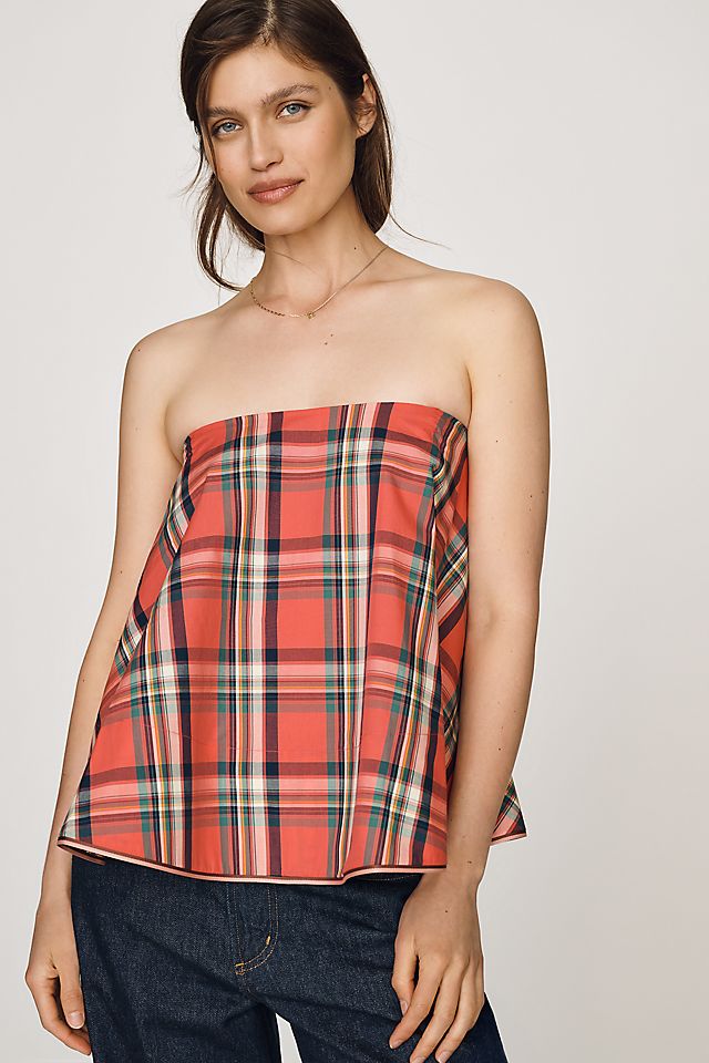 Maeve Jessica Strapless Swing Top