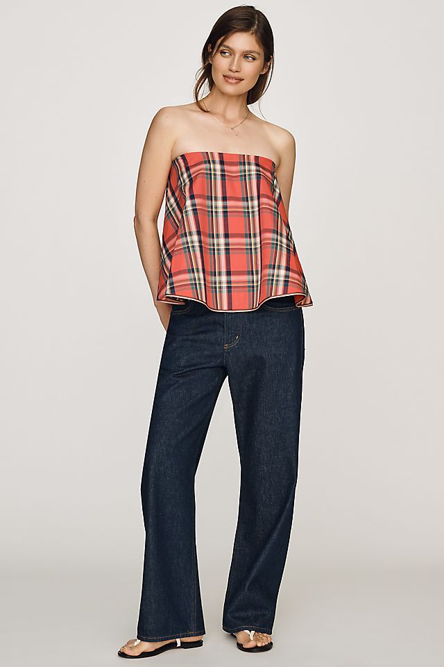 Maeve Jessica Strapless Swing Top