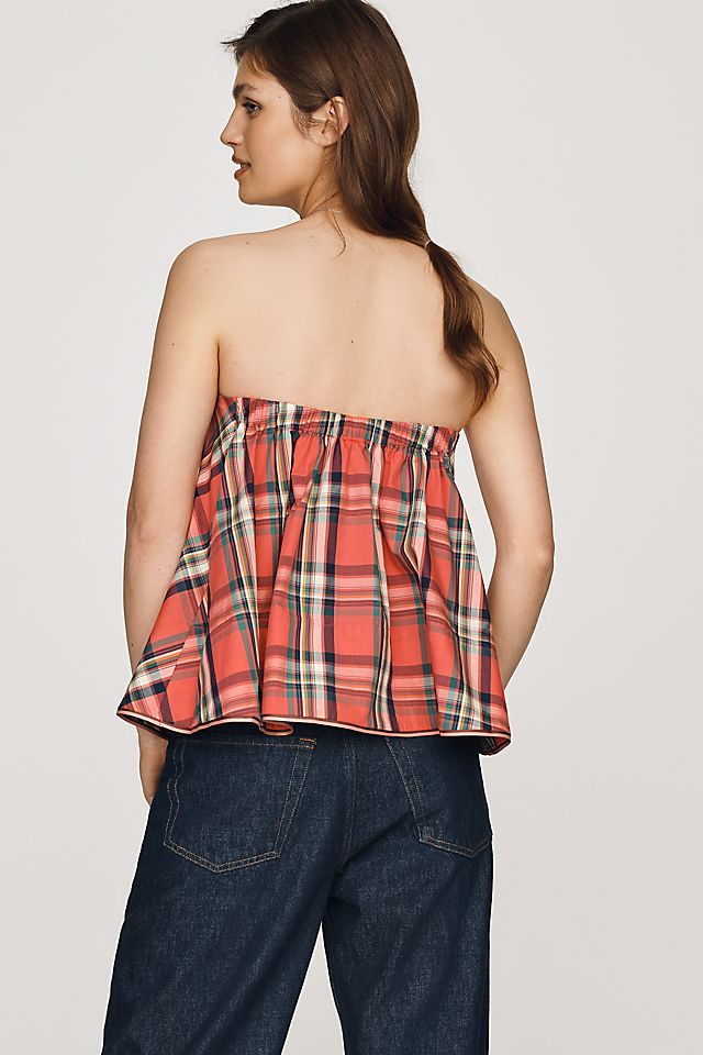 Maeve Jessica Strapless Swing Top