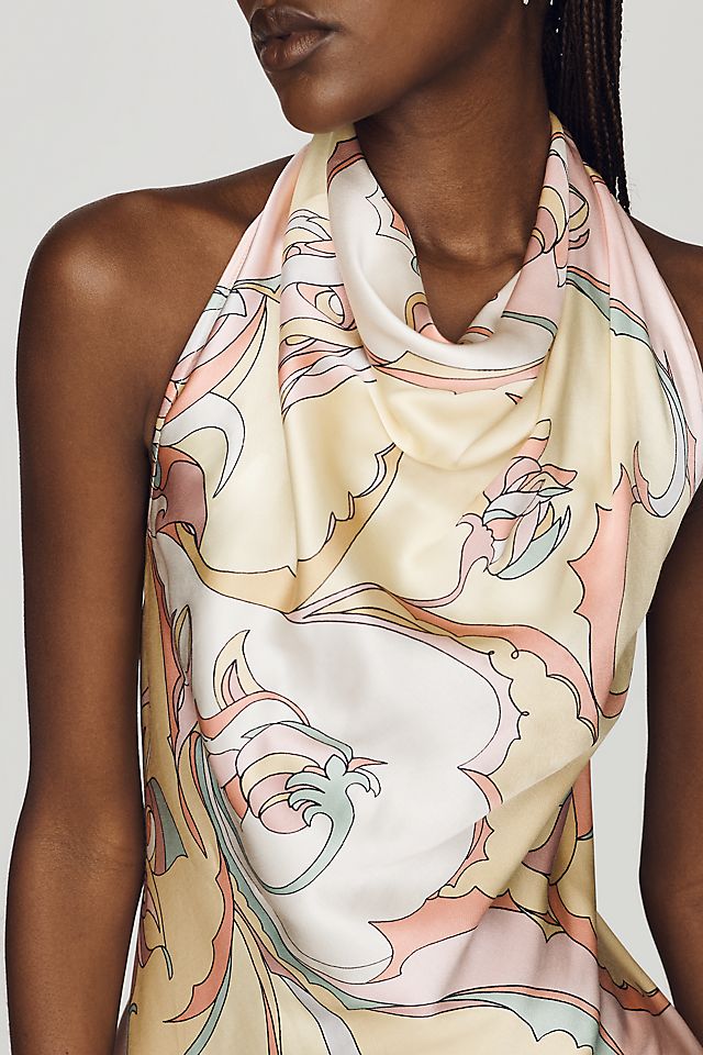 Maeve Silken Cowl Neck Top