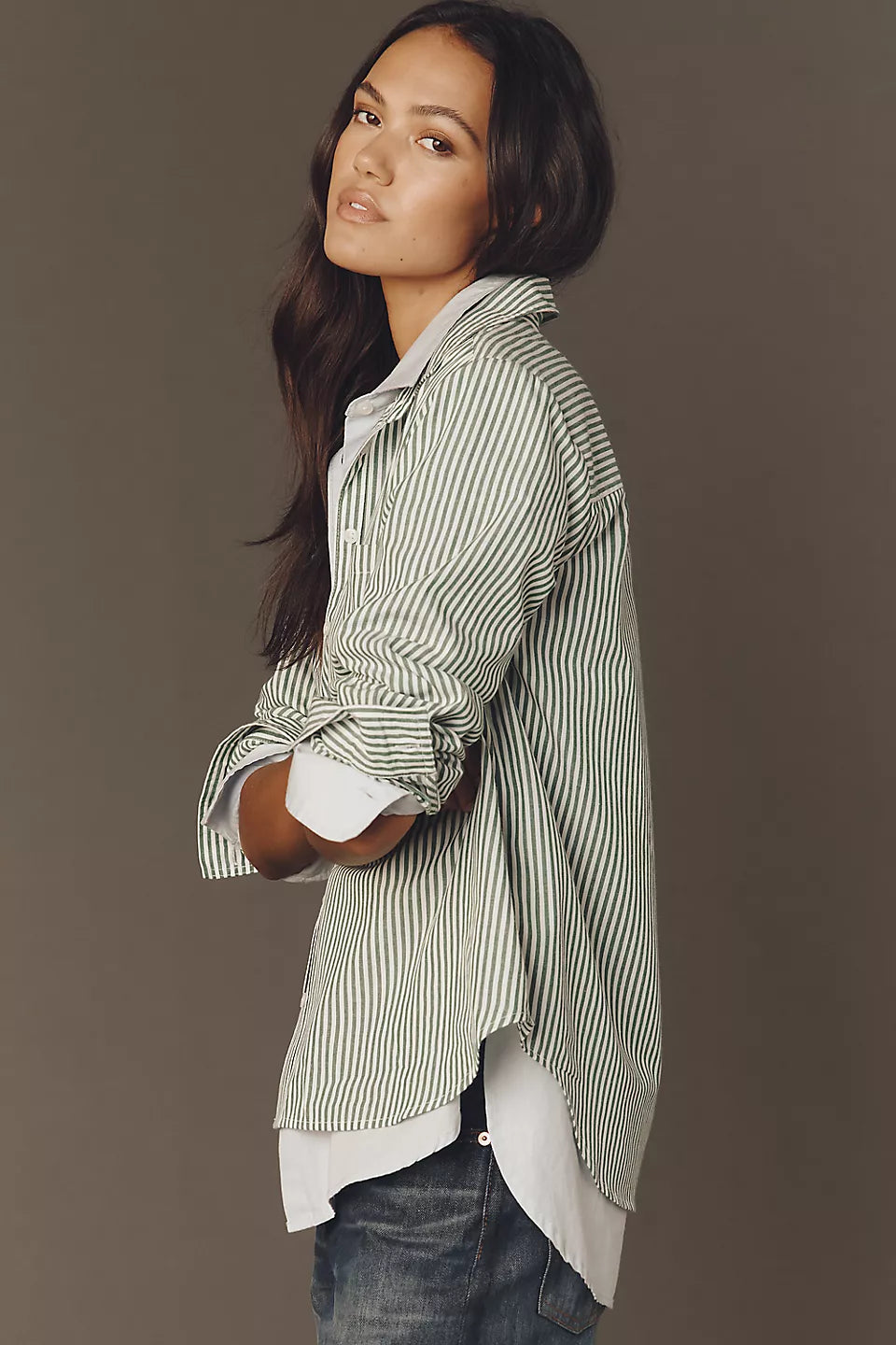 Maeve Kate Cotton Classic Buttondown Shirt