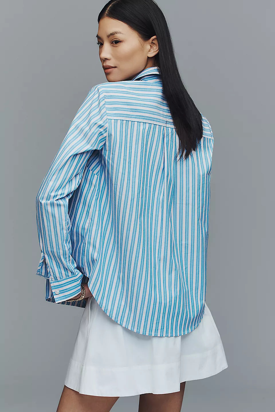 Maeve Kate Cotton Classic Buttondown Shirt