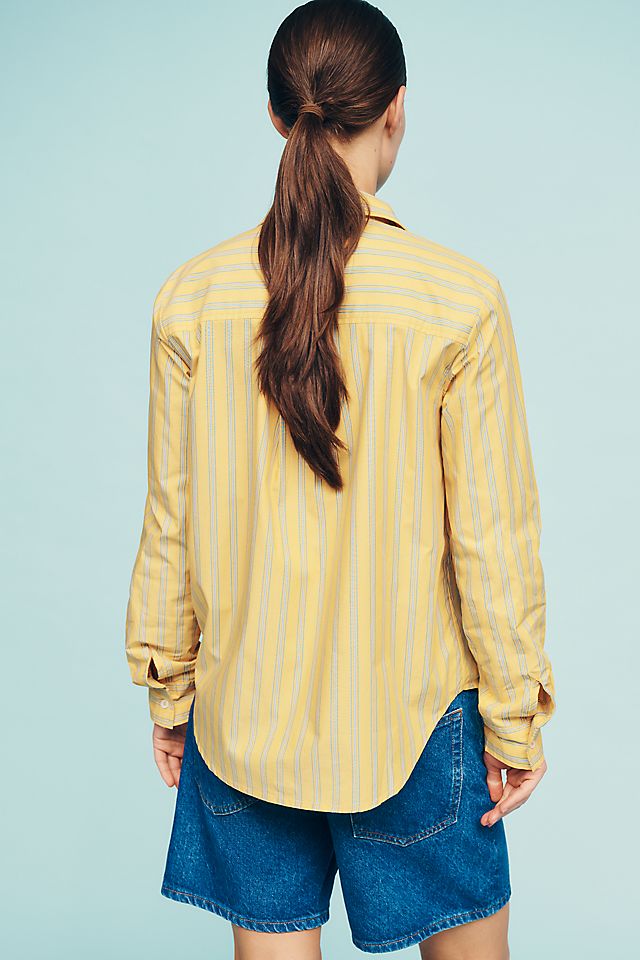 Maeve 100% Cotton Classic Buttondown Shirt