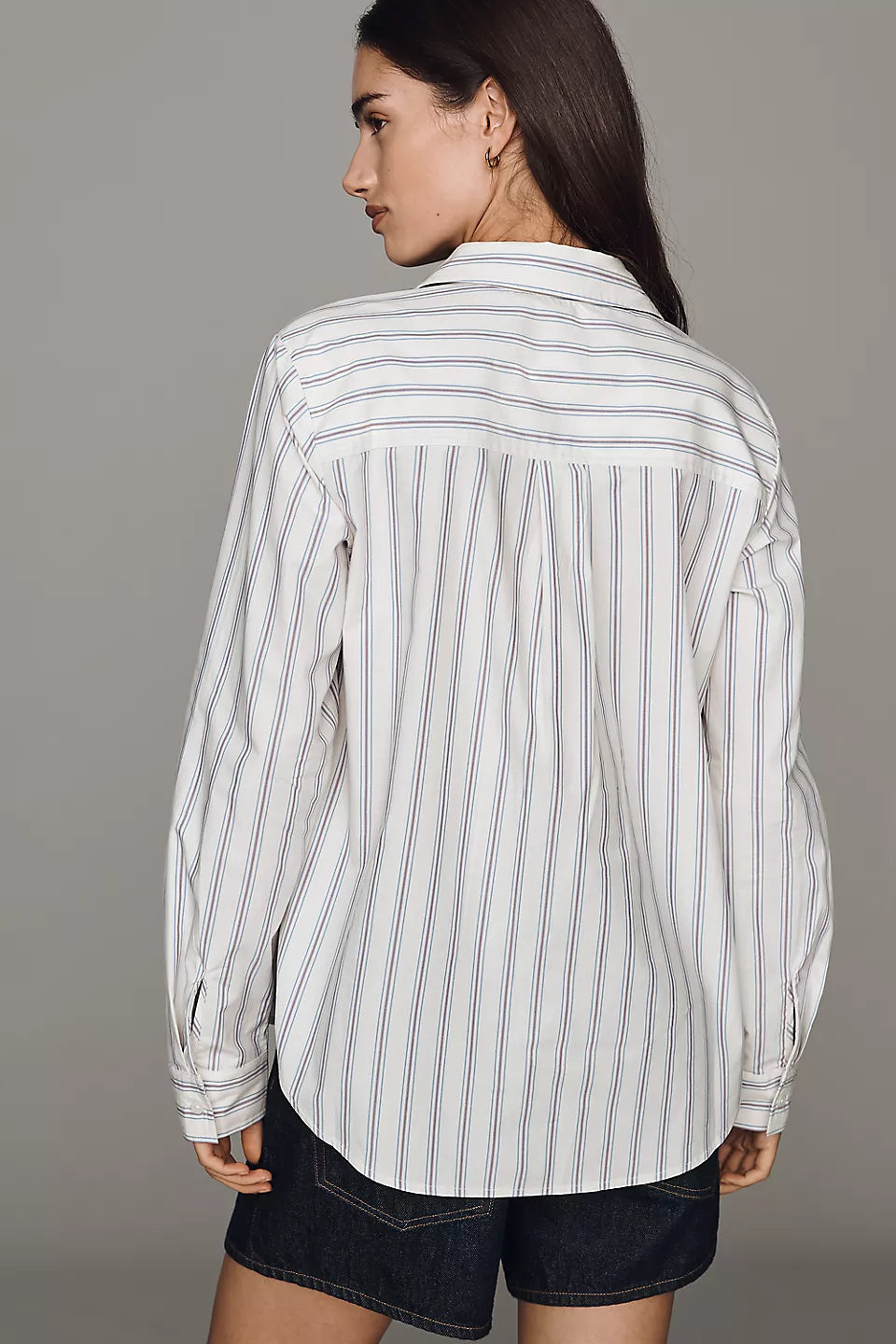 Maeve Kate Cotton Classic Buttondown Shirt