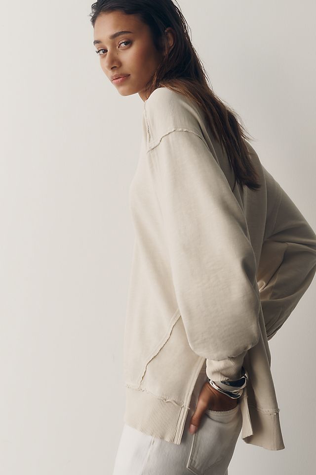 Pilcro Hudson 100% Cotton Oversized Popover Top