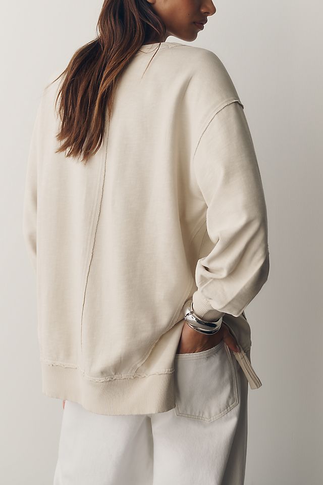 Pilcro Hudson 100% Cotton Oversized Popover Top