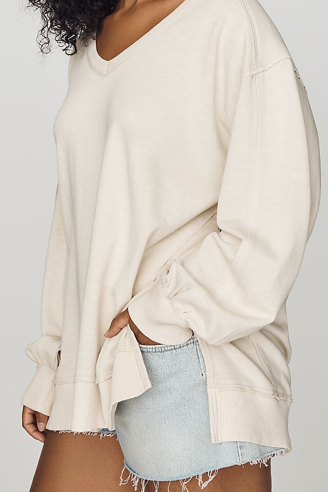 Pilcro Hudson 100% Cotton Oversized Popover Top