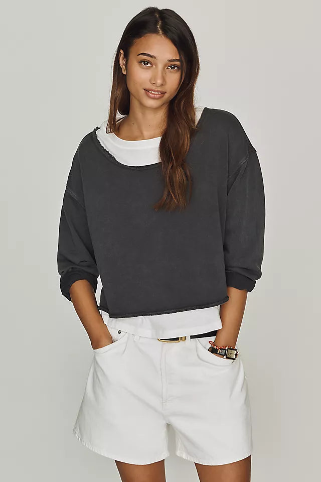 Layered Twofer Pullover