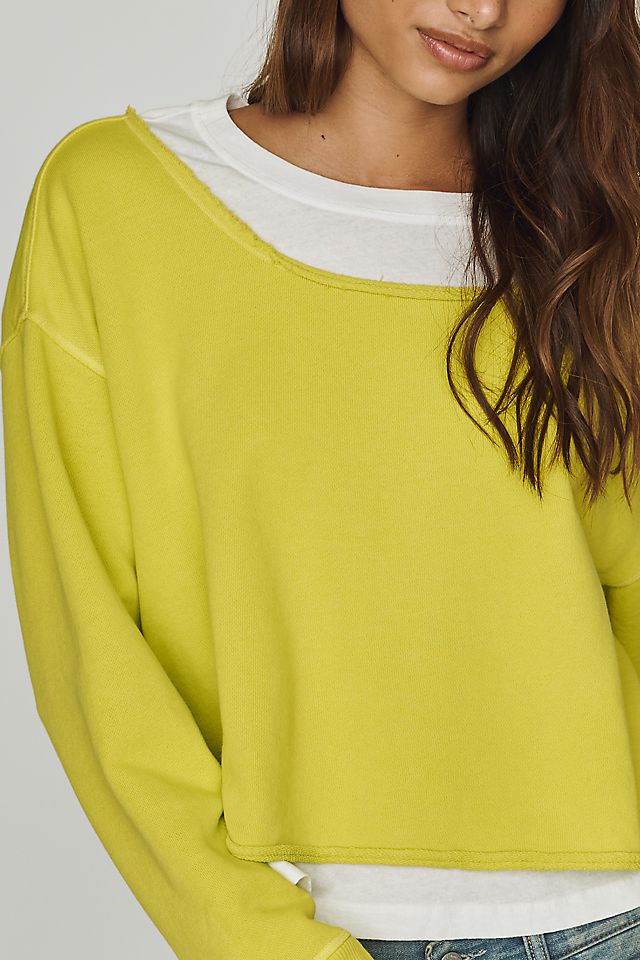 Pilcro Layered Twofer Pullover