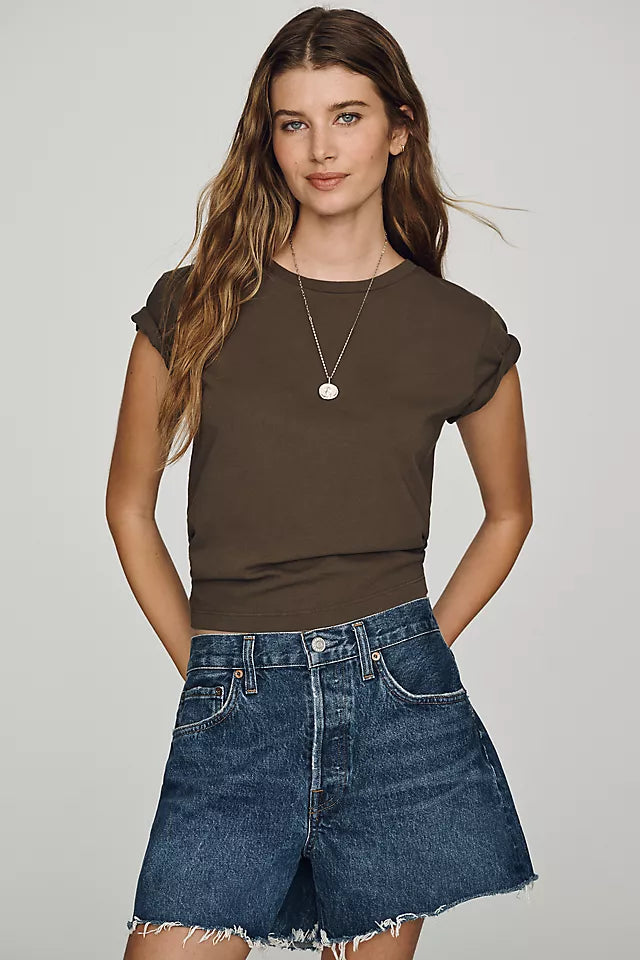 Adine Supima Cotton Crop Tee