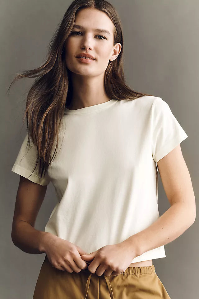 Adine Supima Cotton Crop Tee