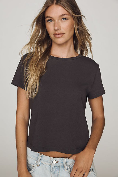 AGOLDE Adine Supima Cotton Crop Tee
