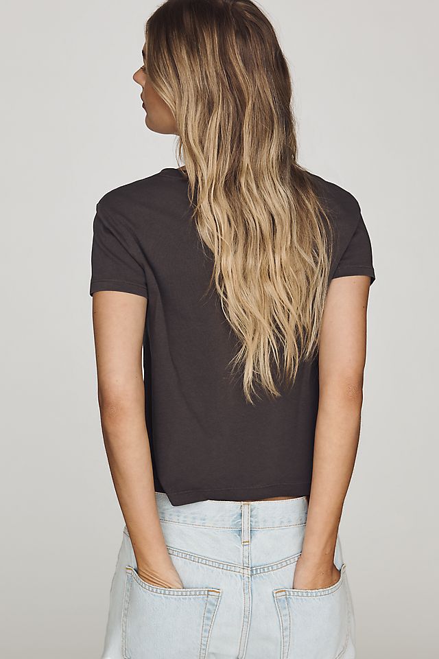 AGOLDE Adine Supima Cotton Crop Tee