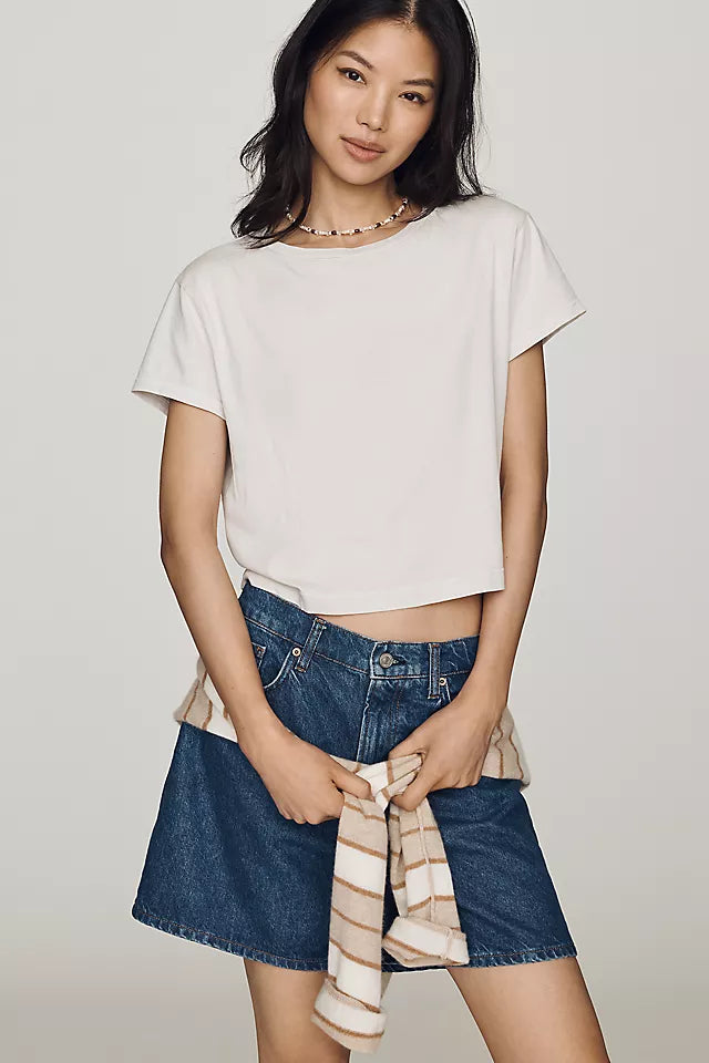 Adine Supima Cotton Crop Tee