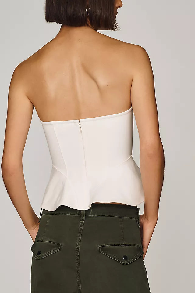 Maeve Peplum Tube Top