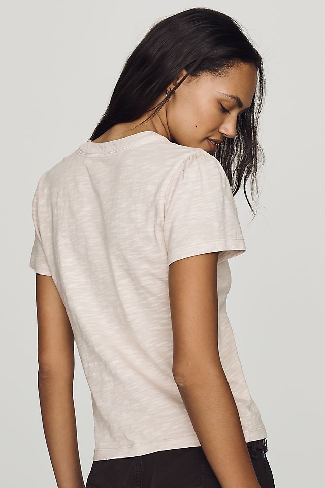 Pilcro Cotton Henley Tee