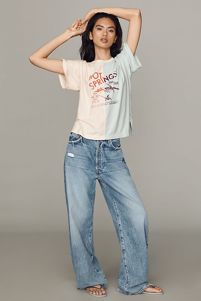 Pilcro Spliced Top