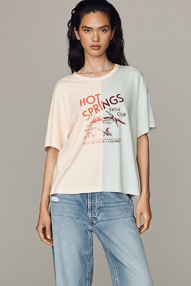 Pilcro Spliced Top
