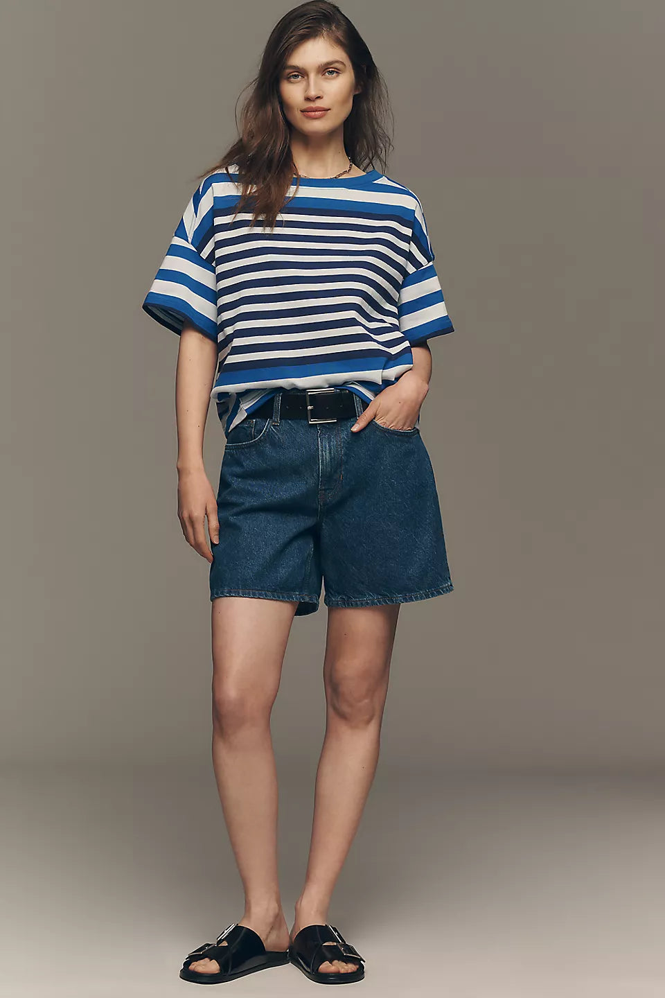 Maeve Cotton Fisherman Stripe Tee