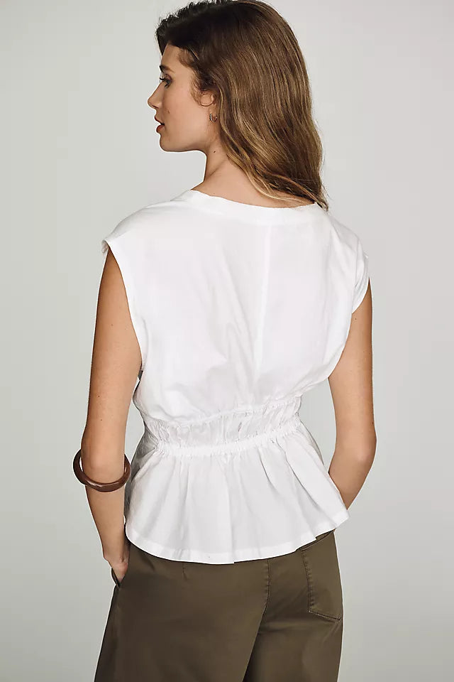 100% Cotton Waisted Muscle Tee
