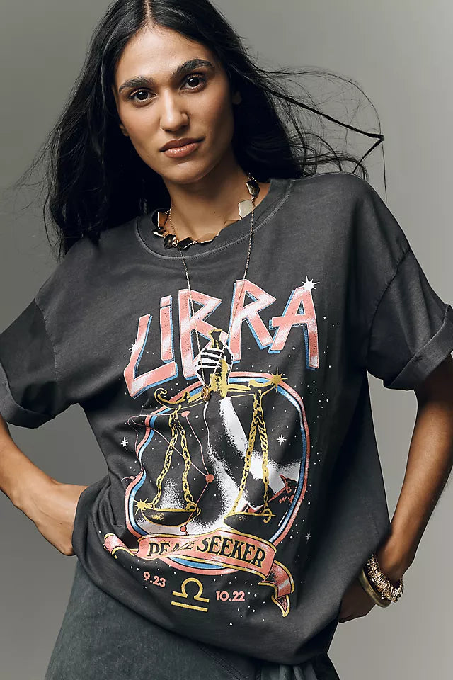 Girl Dangerous Zodiac Graphic Cotton Tee