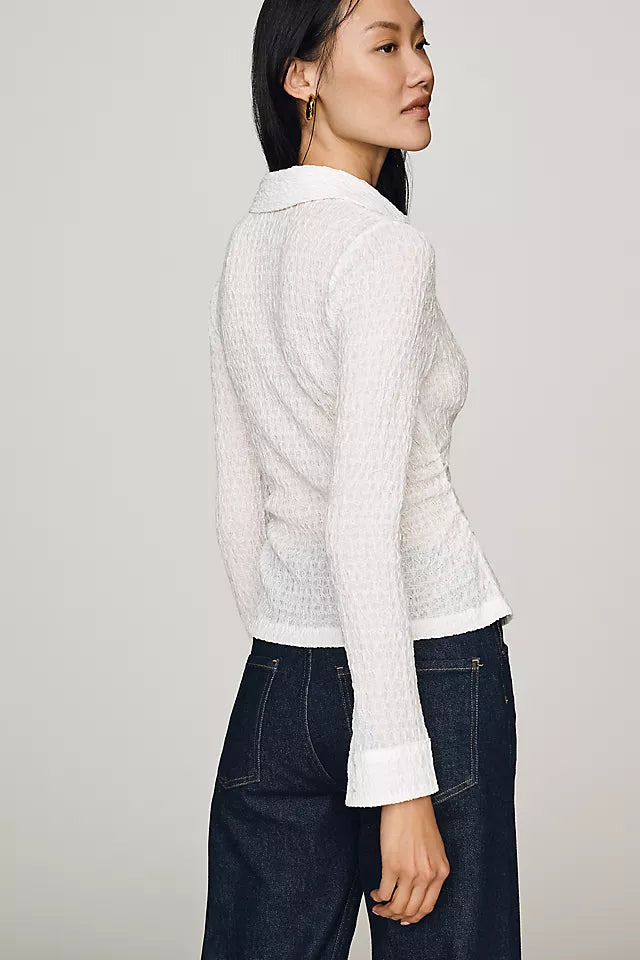 Sanctuary Juno Textured Buttondown Shirt