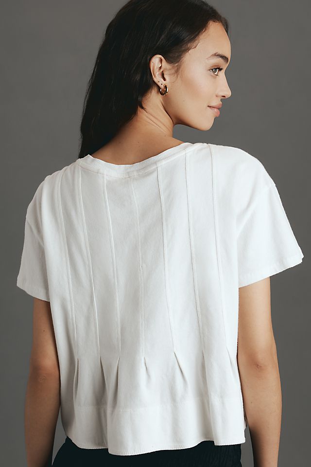 Pilcro Pleated Swing Tee