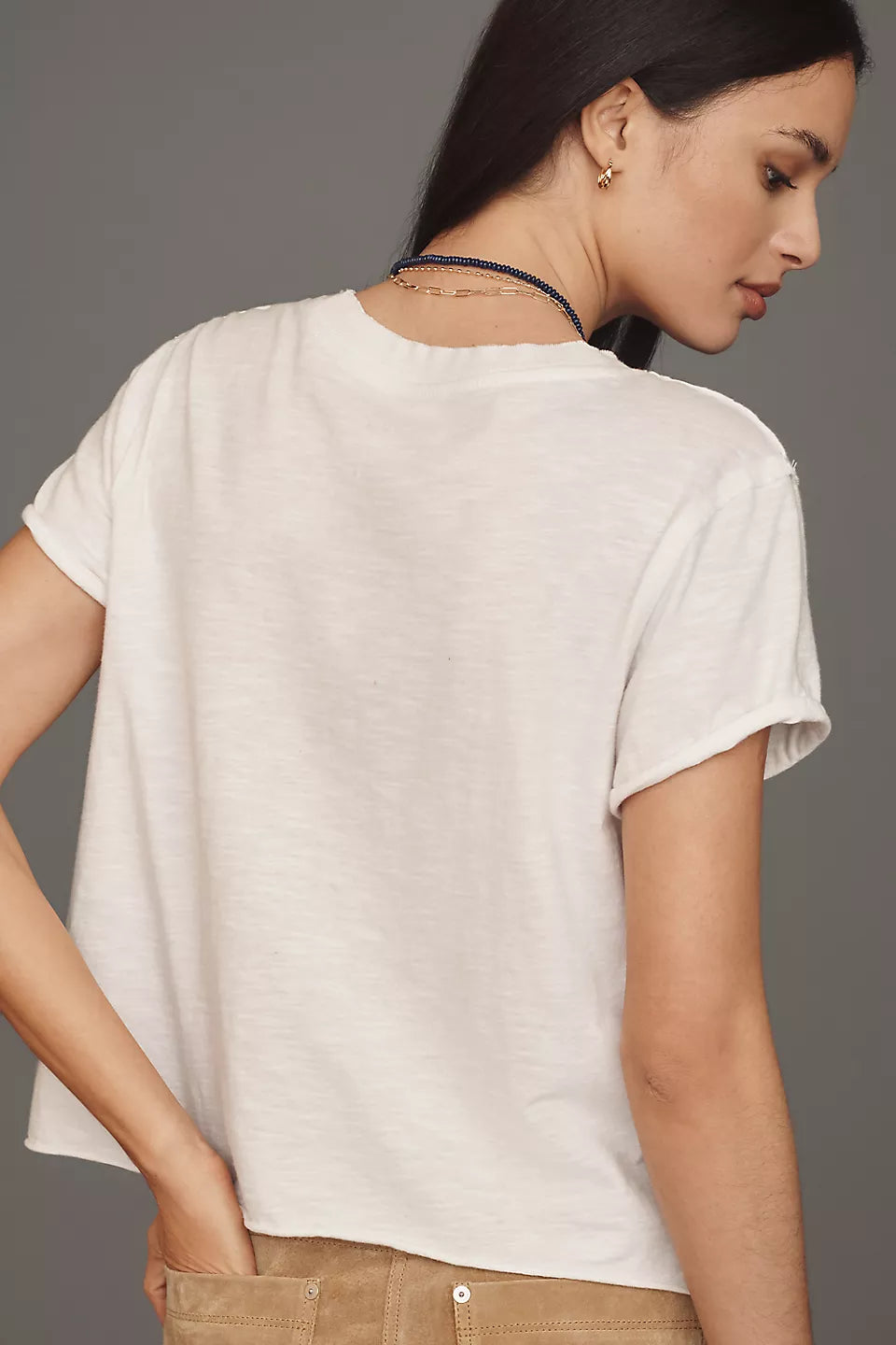 Maeve Caitlin Cotton Boxy Tee